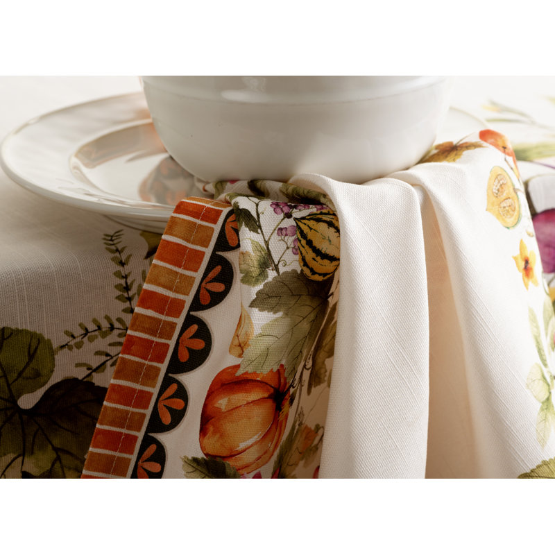 Maison d'Hermine Pumpkin Garden - Cloudy Cream 100% Cotton Napkins - 20" x 20"