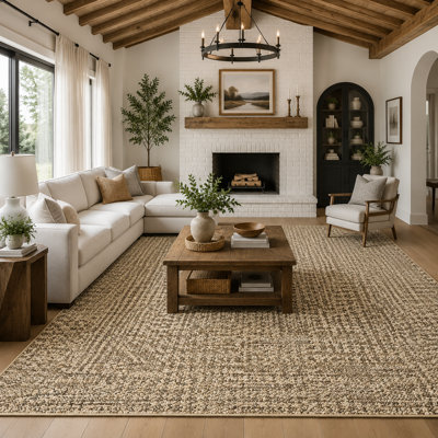 Tapis uni imprimé, tapis lavables pour la chambre à coucher, la salle à manger et le salon