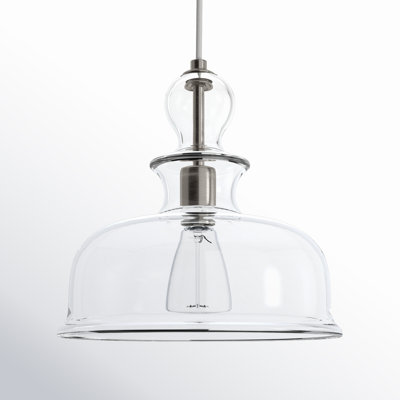 Tilden Single Light Glass Dimmable Pendant