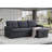 Storage Sofa: Cotton Linen & Fibre Foam Combo-824181458