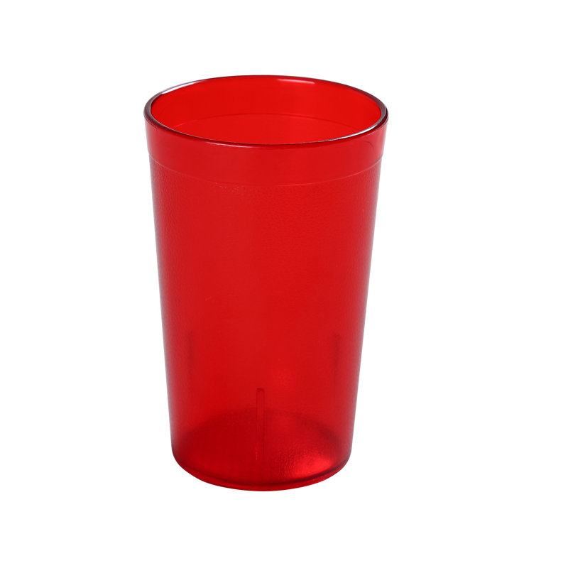 Plastique 32 oz. Verre à boire en plastique, rouge