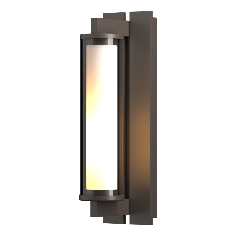 Plafonnier encastré d'extérieur Fuse 1, Fumée noire côtière, H 17 po x l 4,6 po x P 6,4 po