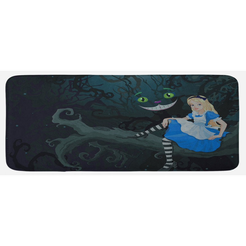 Tapis de cuisine alice in wonderland