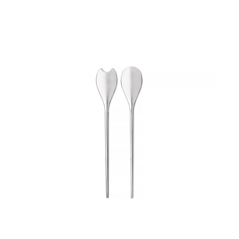 Human Stainless Steel Salad Servers
