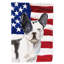 2 côtés en polyester de 2 côtés american drapeau de jardin-1281419869