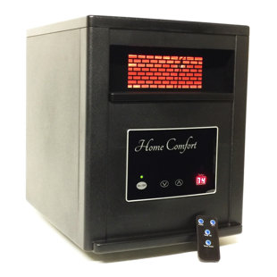 Home Comfort Electric Infrared Space Heater with Remote (Model 090314031117, 5,200 BTU)