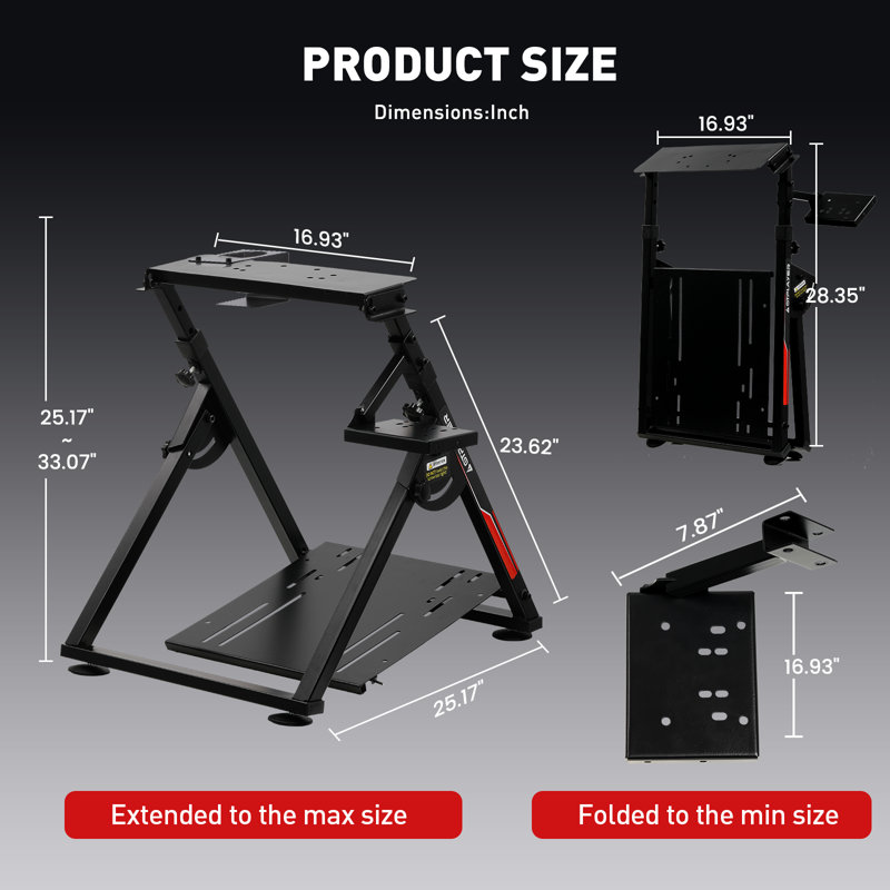 GTPLAYER Floor Game Chair, Black