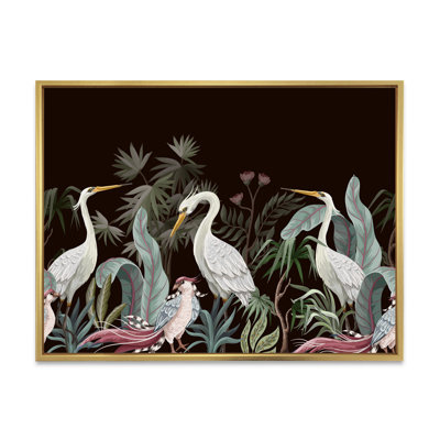 " Chinoiserie With Birds And Peonies III "