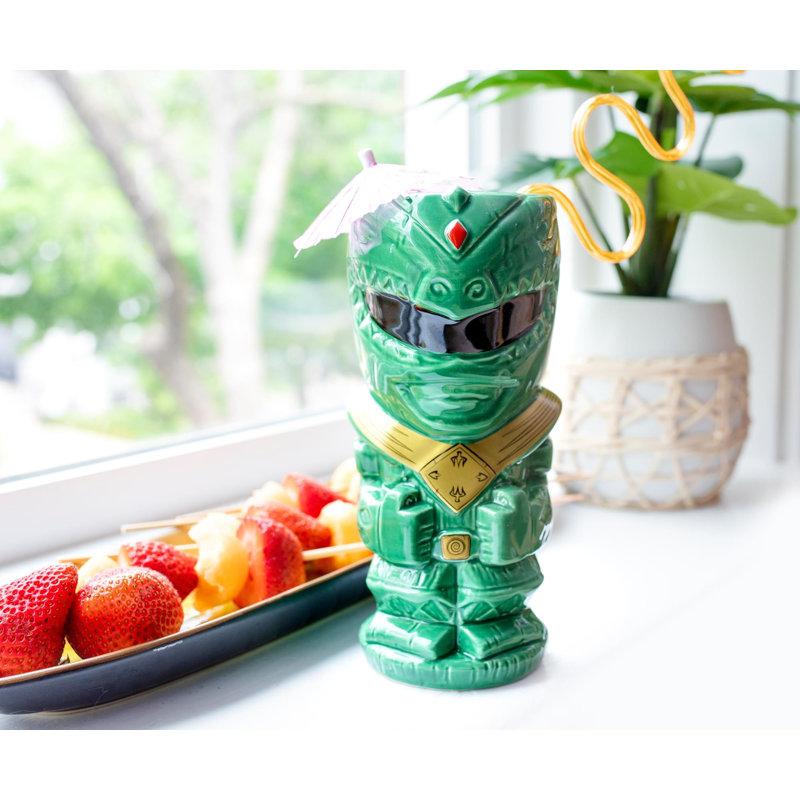 Tasse en céramique Geeki Tikis Power Rangers | Peut contenir 16 onces