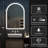 Budworth Arch Wall Mirror-1099028643