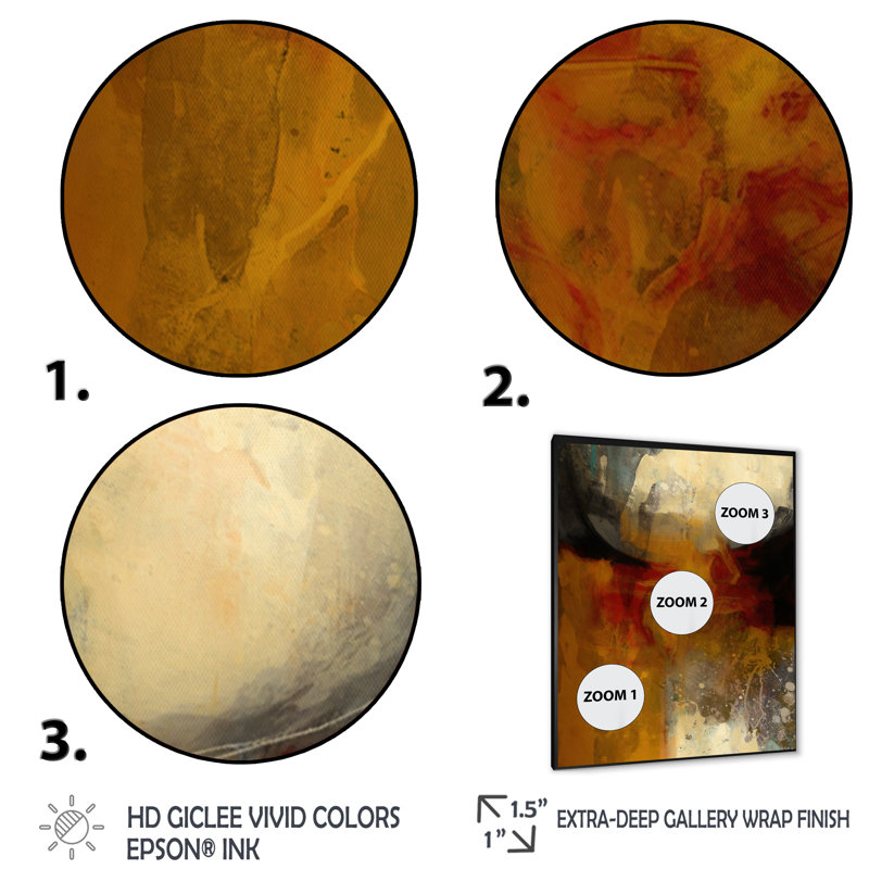 Terra Rosa Earth Mysteries II 30, Toile avec cadre photo noir, H 20 po x l 12 po x P 1 po