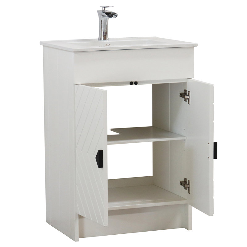 Ensemble de meuble-lavabo simple 24 po SmartFold