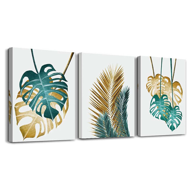 3 Piece Wrapped Canvas Print, 60 cm H x 120 cm W