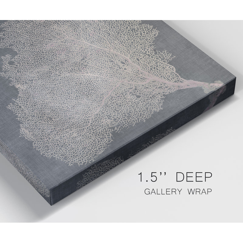 « natural sea fan vii »-reproduction de peinture sur toile tendue, H 10 po x l 10 po x P 1,5 po