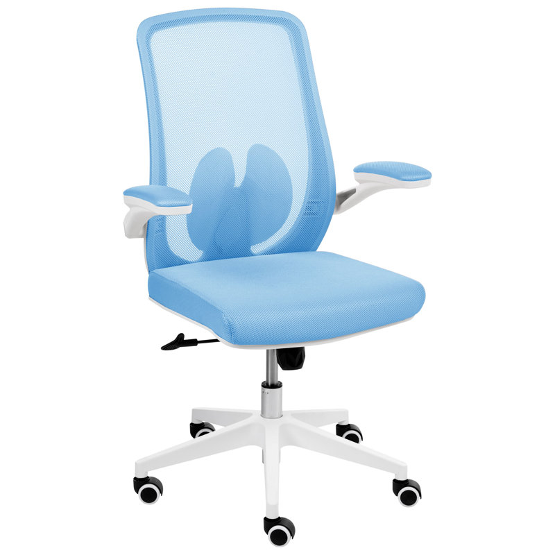 Metro Lane Mesh and Fabric Office Chair, Blue
