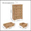 Commodes d'appoint à 6 tiroirs-837149263