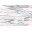 Carreau de mosaïque en verre / marbre Orbit 1 po x 4 po Orbit