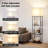 Large Size Floor Lamp With Shelves, 4-tier Modern Standing Lamp With 3 Color Temperature Bulb, Tall Floor Lamp With Shelf