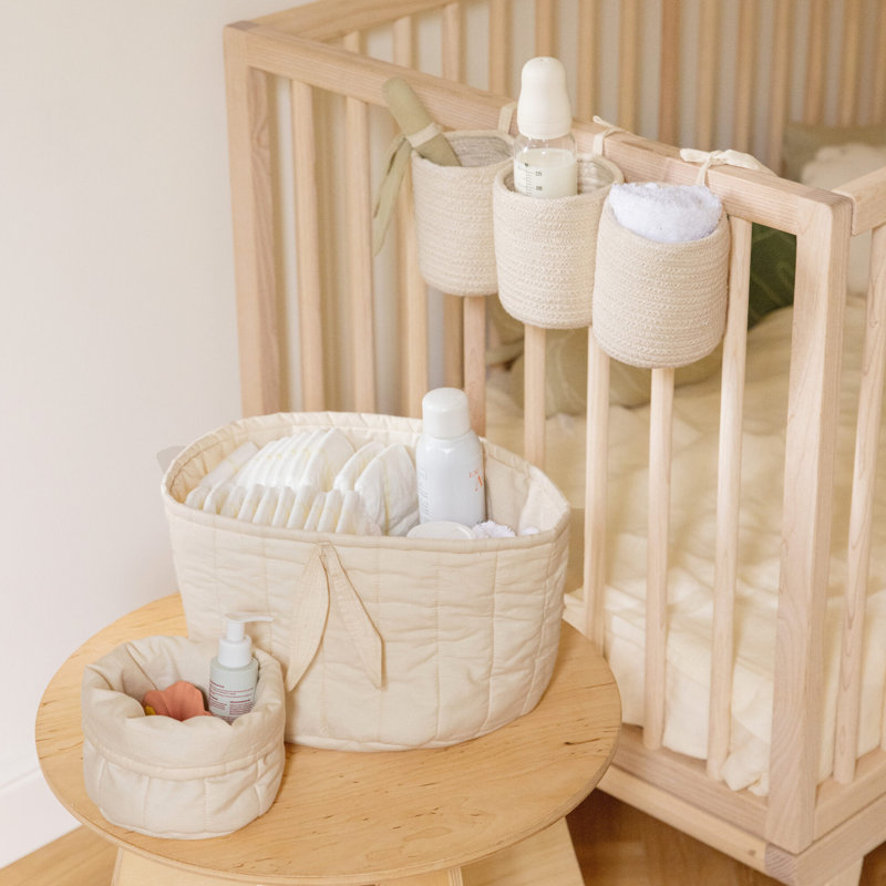 Cotton Decorative Basket Set, Vintage Nude