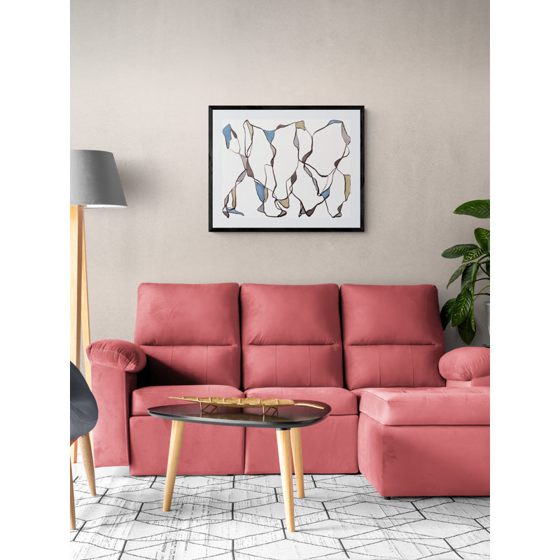 Musing Series 1.1 Print by Susan Arthur, Black Framed Paper, 30" H x 24" W
