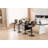 Adjustable Height Counter Stool with Metal Frame