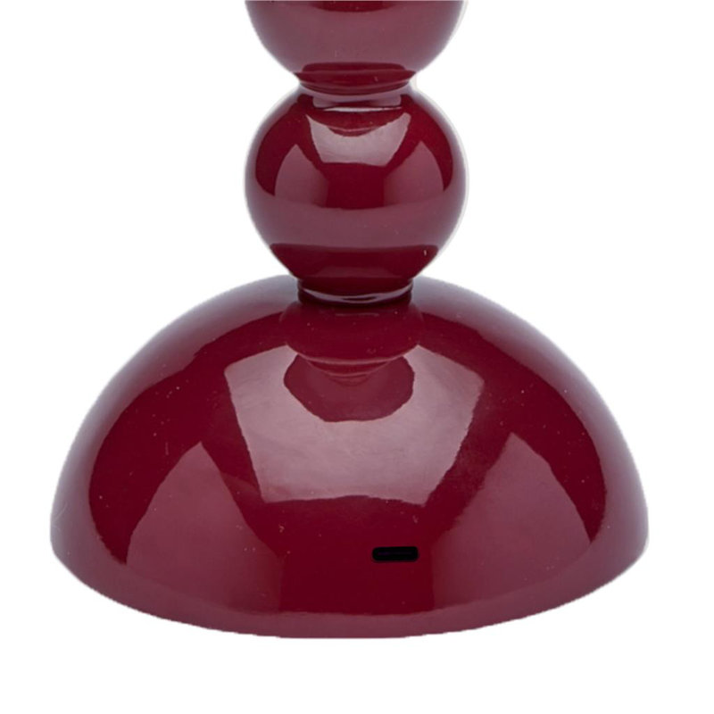 Bobbin LED Table Lamp, Cherry