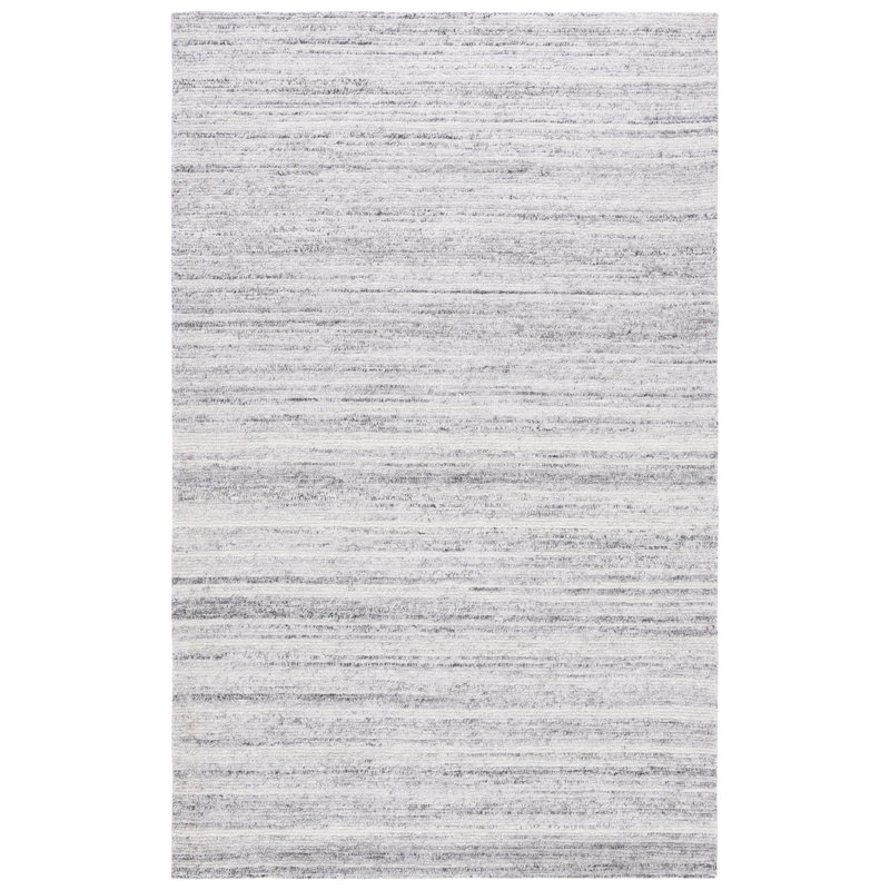 Tiaisha Hand Tufted Performance Striped Rug, Rectangle 3' x 5'
