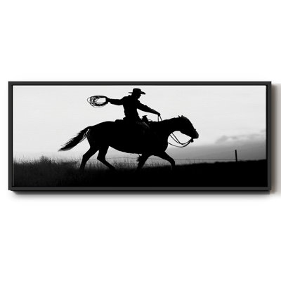 Rope and Ride I- Framed Canvas