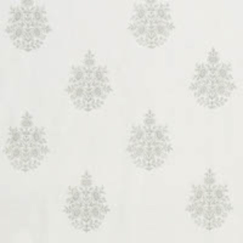 Asara Flower Sheer Fabric, Black/Gray
