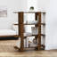 Burnaby 123.5cm H Etagere Bookcase-360757840-360757846