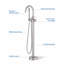 Robinet de baignoire circulaire à poignée simple-65166441