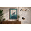 Breaching Whale Coastal - Framed Print-871829941-871829897