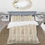 Ensemble de housse de couette Beige White Damask Stripe I - Traditional-109149086