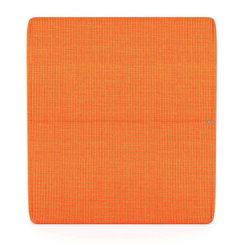 Sunbrella® Outdoor Ottoman Cushion, Sunbrella Upholstery Tangerine Sunbrella® Canvas, 4" H x 22" W x 20" D