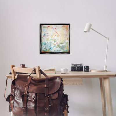 Art mural sur toile flottant abstrait et discret par Jodi Major