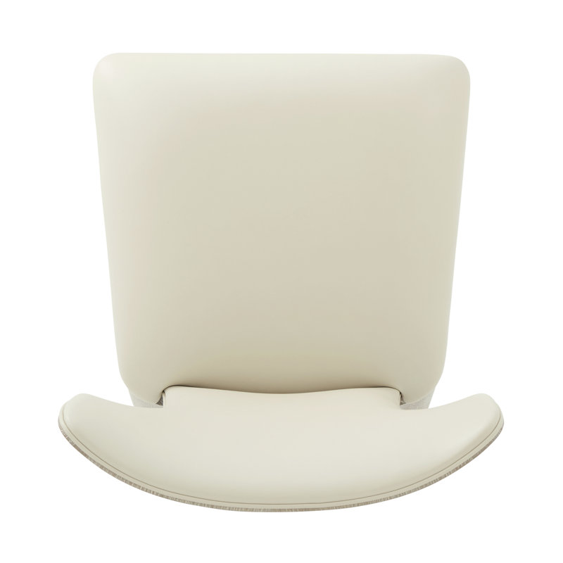 Repose Leather Dining Chair, Gray