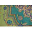 Tapis traditionnel rétro vert 6 x 9