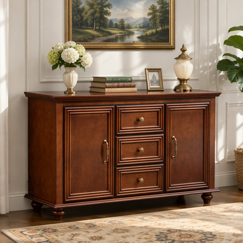 Buffet 47,3 "Mid Century, Walnut