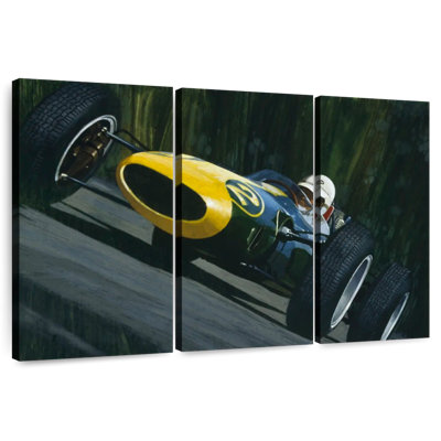 Voiture de course bleue Mehar