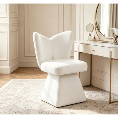 47cm H Fabric Upholstered Accent Stool