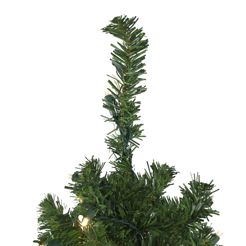 Arbre de Noël artificiel pin classique mixte 4 pi avec lumières DEL claires et chaudes