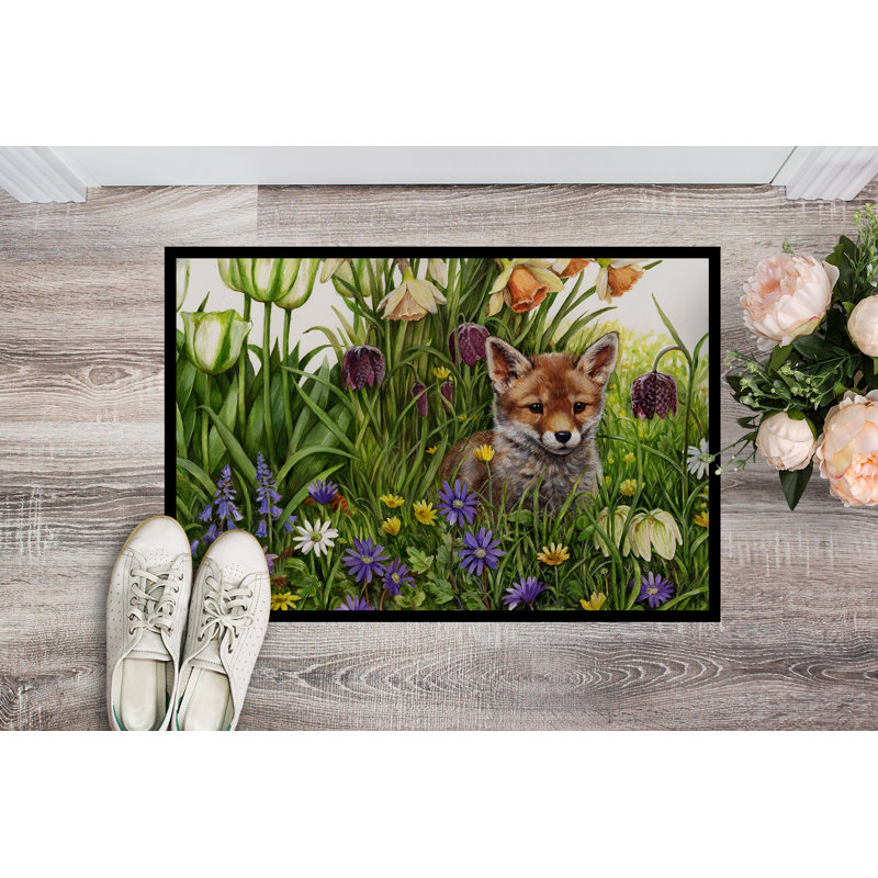Valdese Non-Slip Outdoor Doormat, Rectangle 2' x 3'