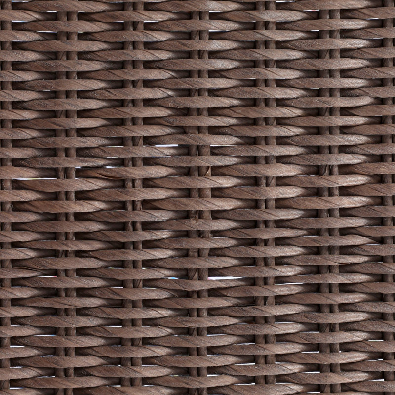 Chaise tressée pour l'extérieur Abel, Tanned Weave