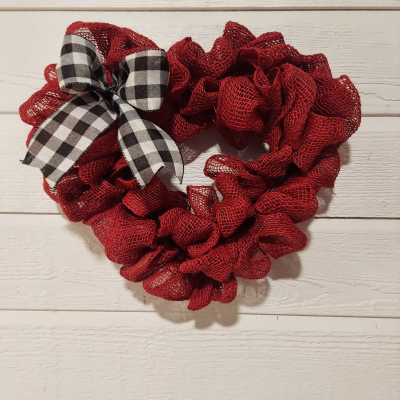 Handcrafted Burlap 15'' Wreath