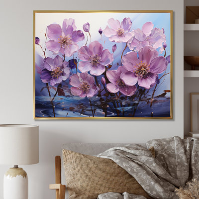 " Violet Flower Meadow Harmony I "