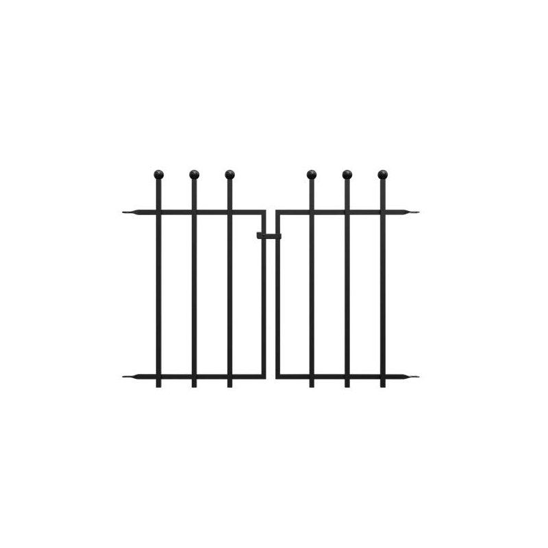 70cm H x 93cm W Steel Gate