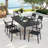 6 - Person All-aluminum Rectangular Outdoor Dining Set (Set of 7)
