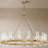 Dhmendar 16 - Light 48'' Glass LED Wagon Wheel Chandelier-986367110
