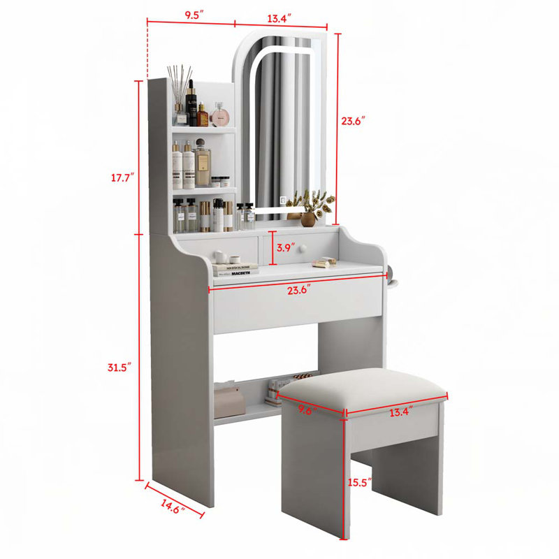 Vanity Desk with Chair