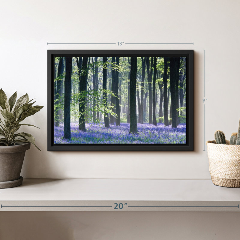 Impression sur toile Bluebell Vision, H 9 po x l 13 po